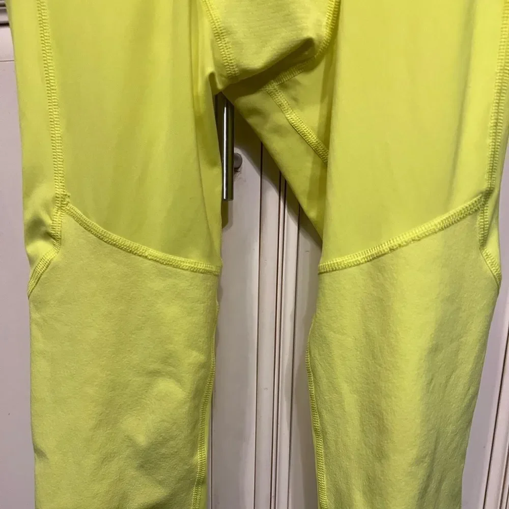 Nike Pro Dri-Fit Youth Yellow Training Pants Youth Size M
